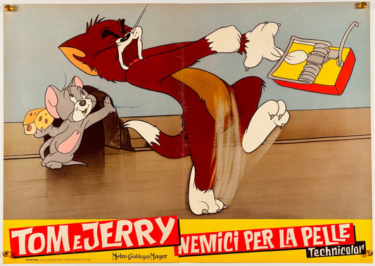 『トムとジェリー Tom e Jerry nemici per la pelle』 映画 ポスター イタリア オリジナル [1218]
