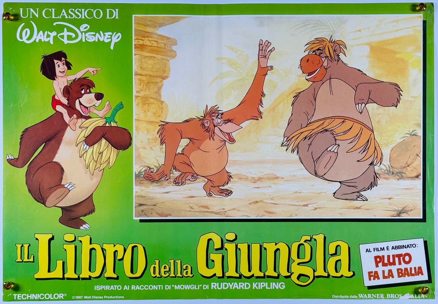 『ジャングル・ブック』 映画 ポスター イタリア オリジナル [1226]