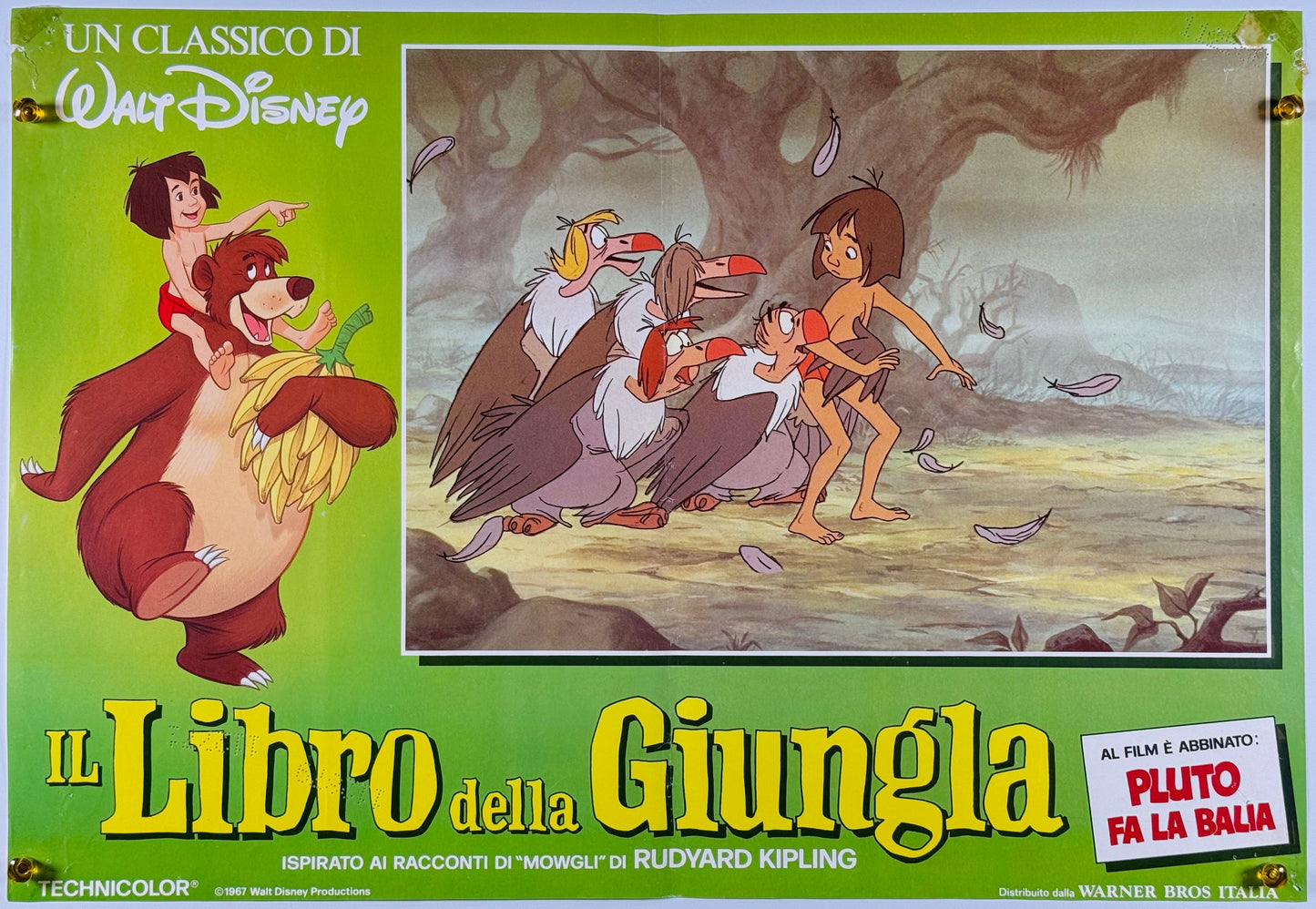『ジャングル・ブック』 映画 ポスター イタリア オリジナル [1227]
