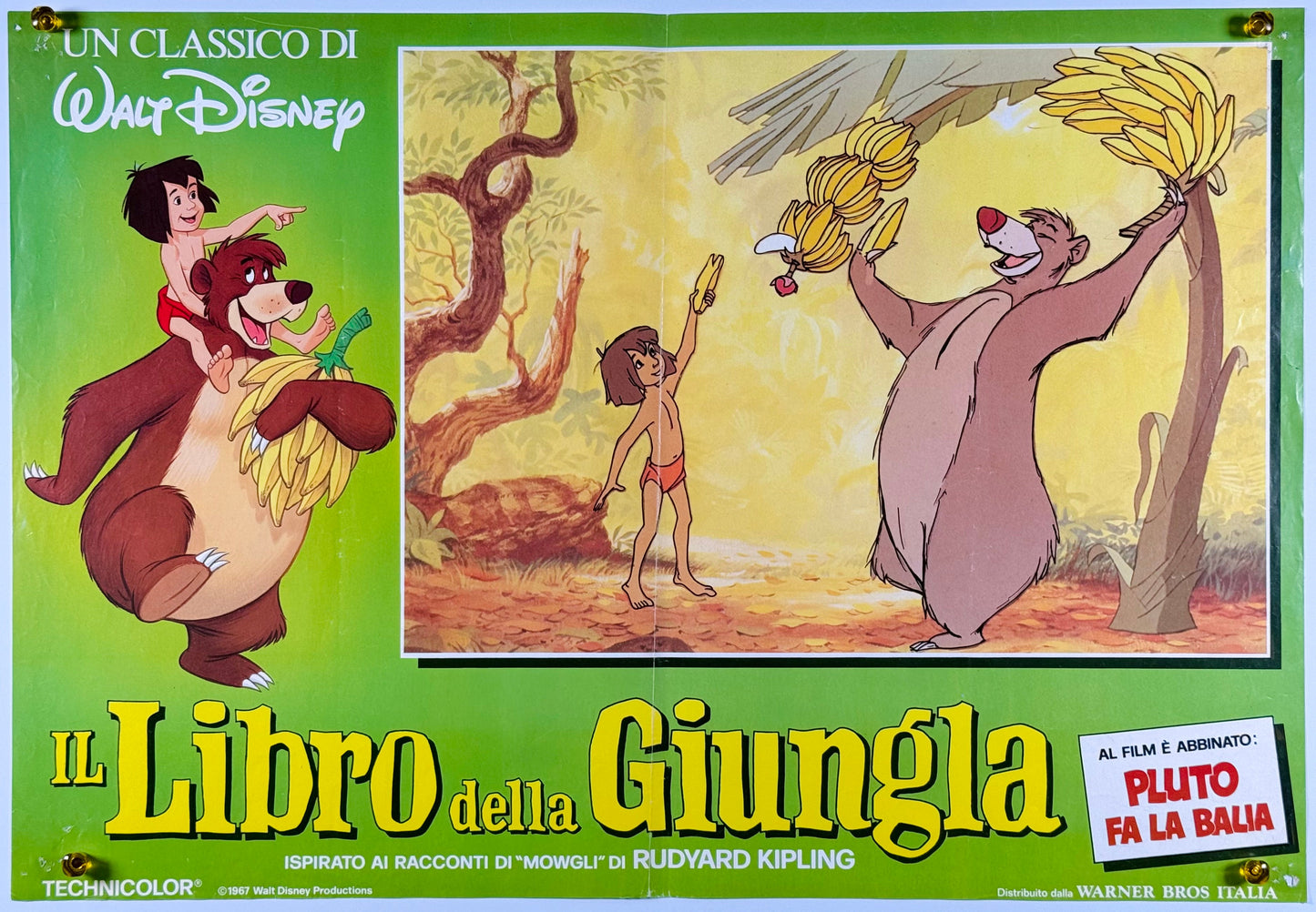 『ジャングル・ブック』 映画 ポスター イタリア オリジナル [1228]