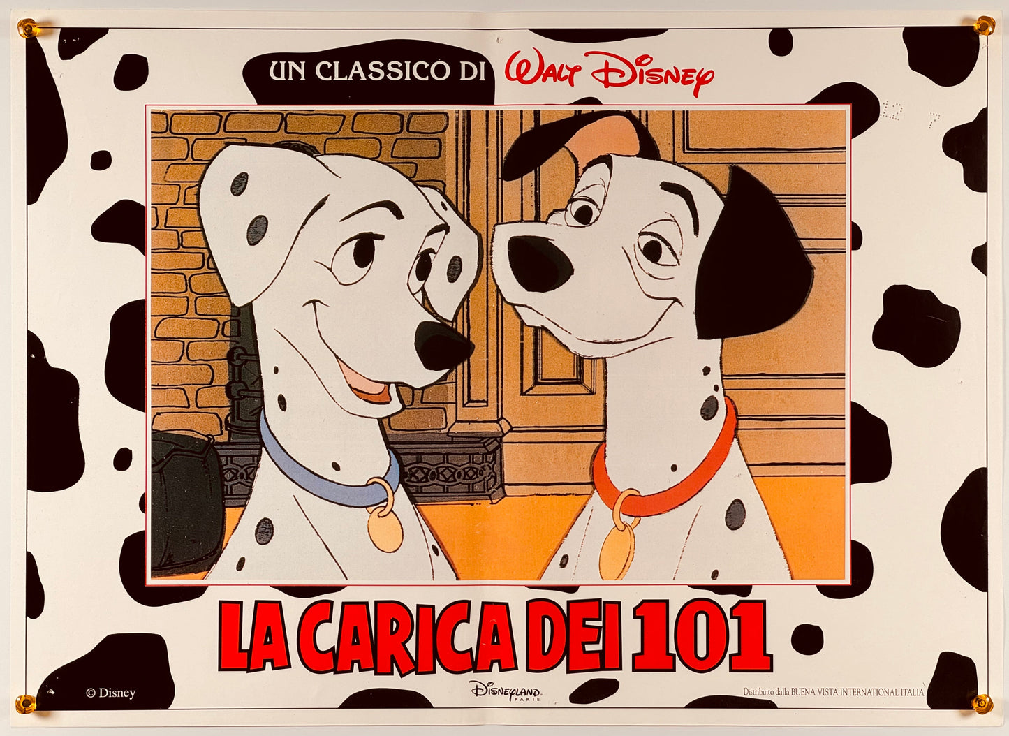 『101匹わんちゃん』 映画 ポスター イタリア オリジナル [1232]