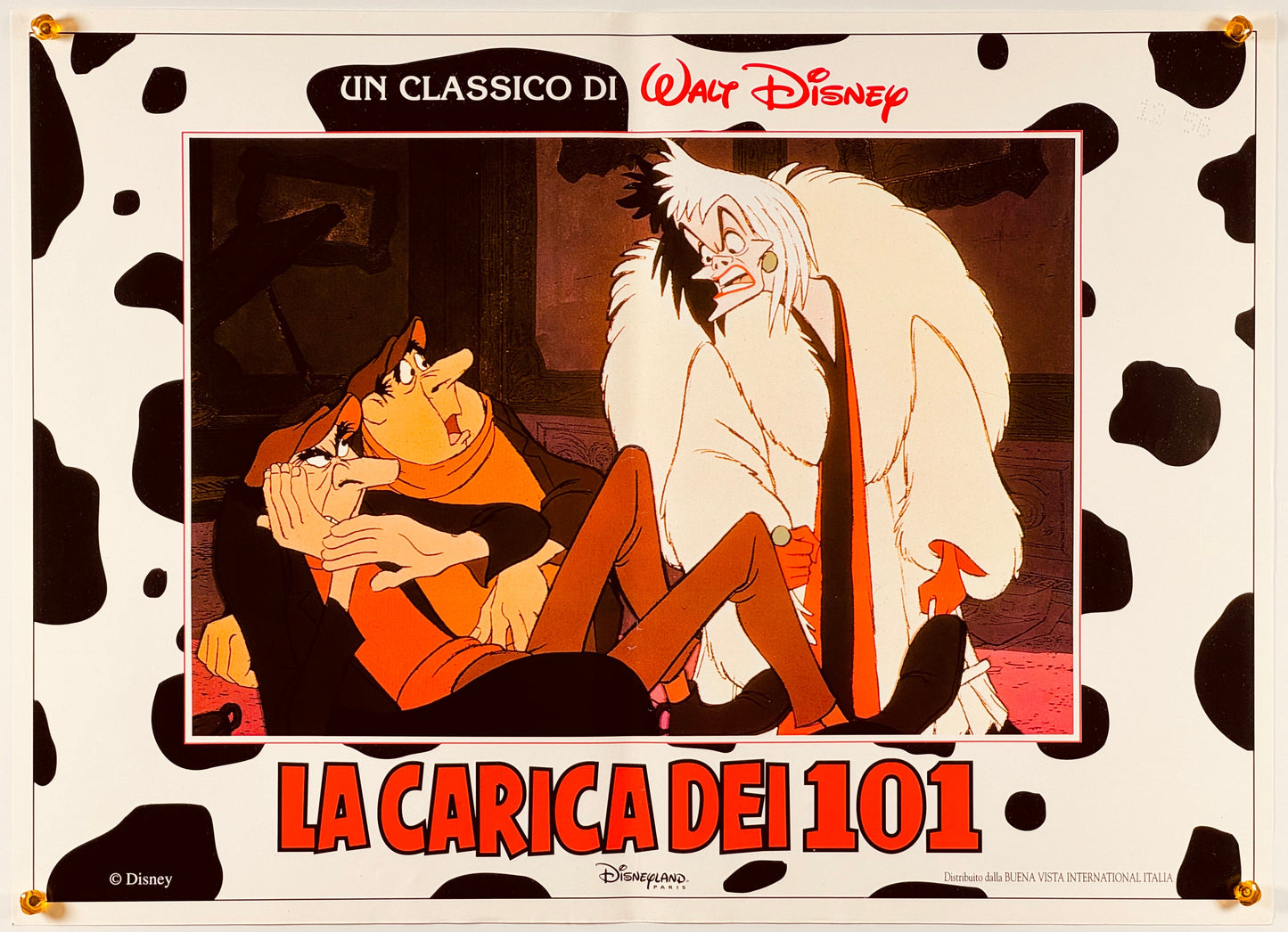 『101匹わんちゃん』 映画 ポスター イタリア オリジナル [1235]