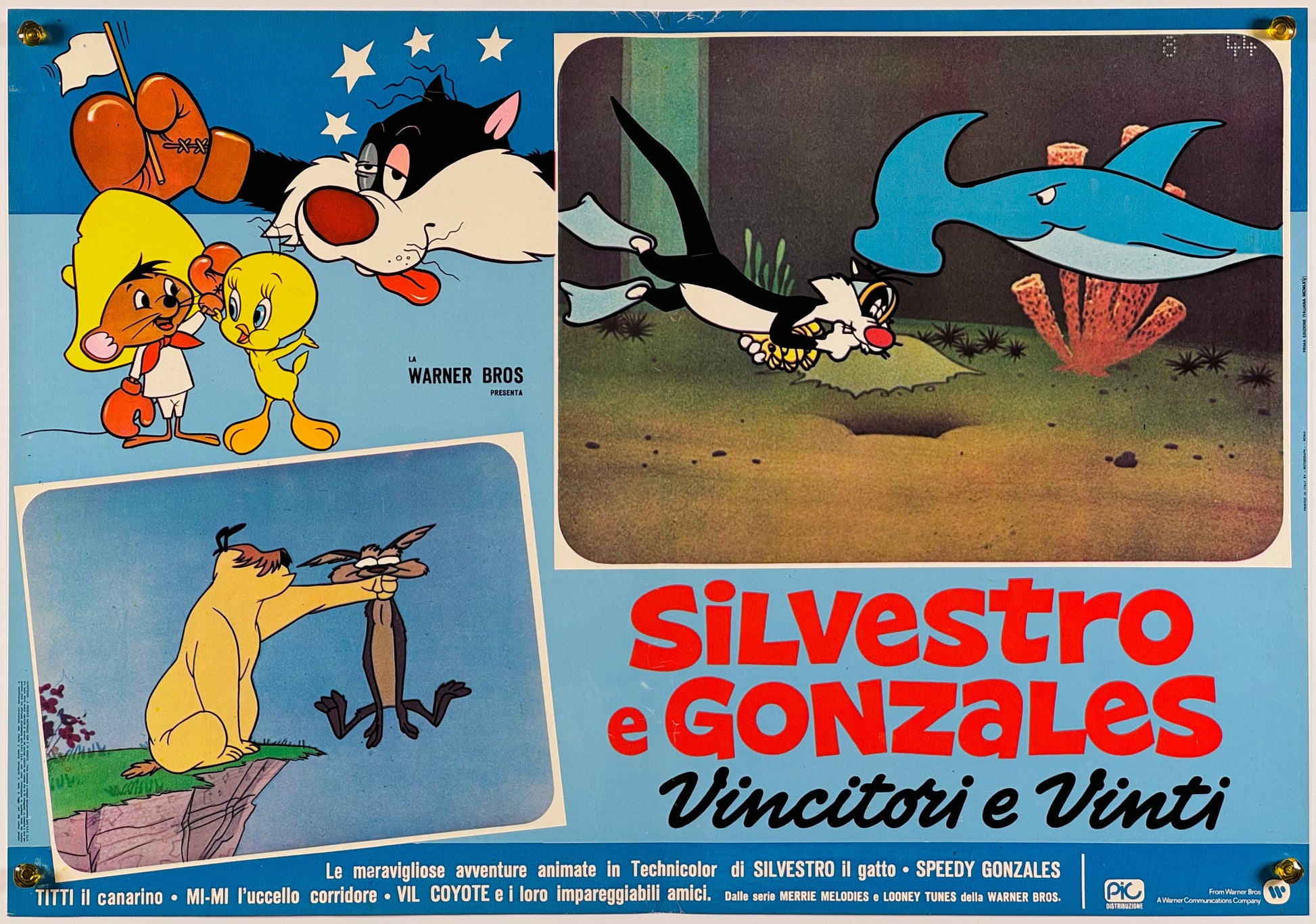 『ルーニー・テューンズ Silvestro e Gonzales vincitori e vinti』 映画 ポスター イタリア オリジナル [1271]