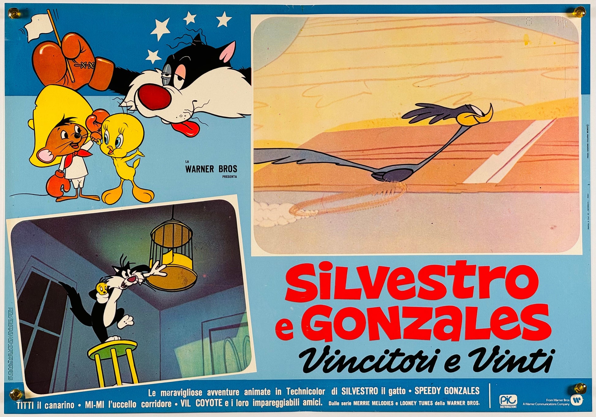 『ルーニー・テューンズ Silvestro e Gonzales vincitori e vinti』 映画 ポスター イタリア オリジナル [1272]