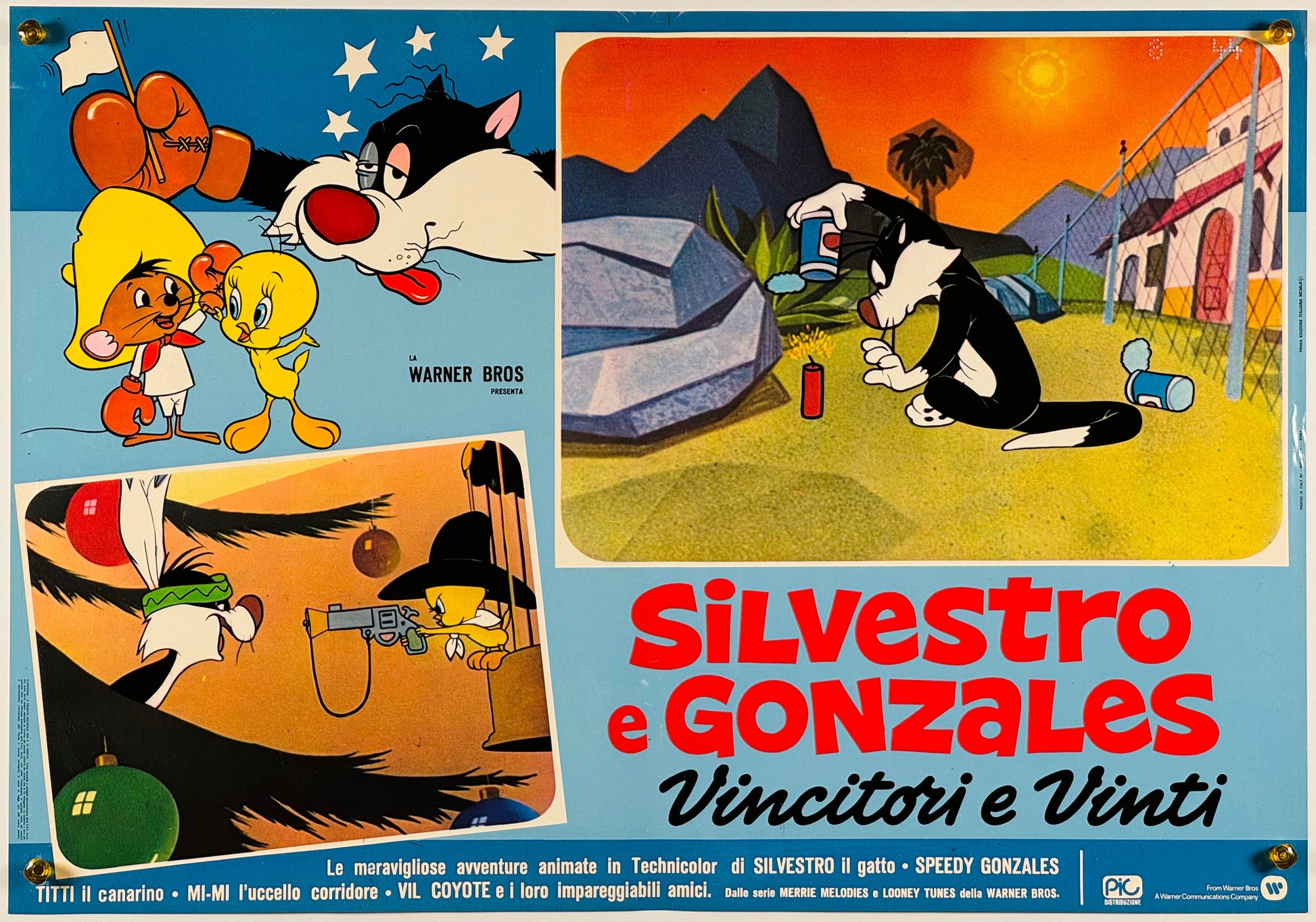 『ルーニー・テューンズ Silvestro e Gonzales vincitori e vinti』 映画 ポスター イタリア オリジナル [1274]