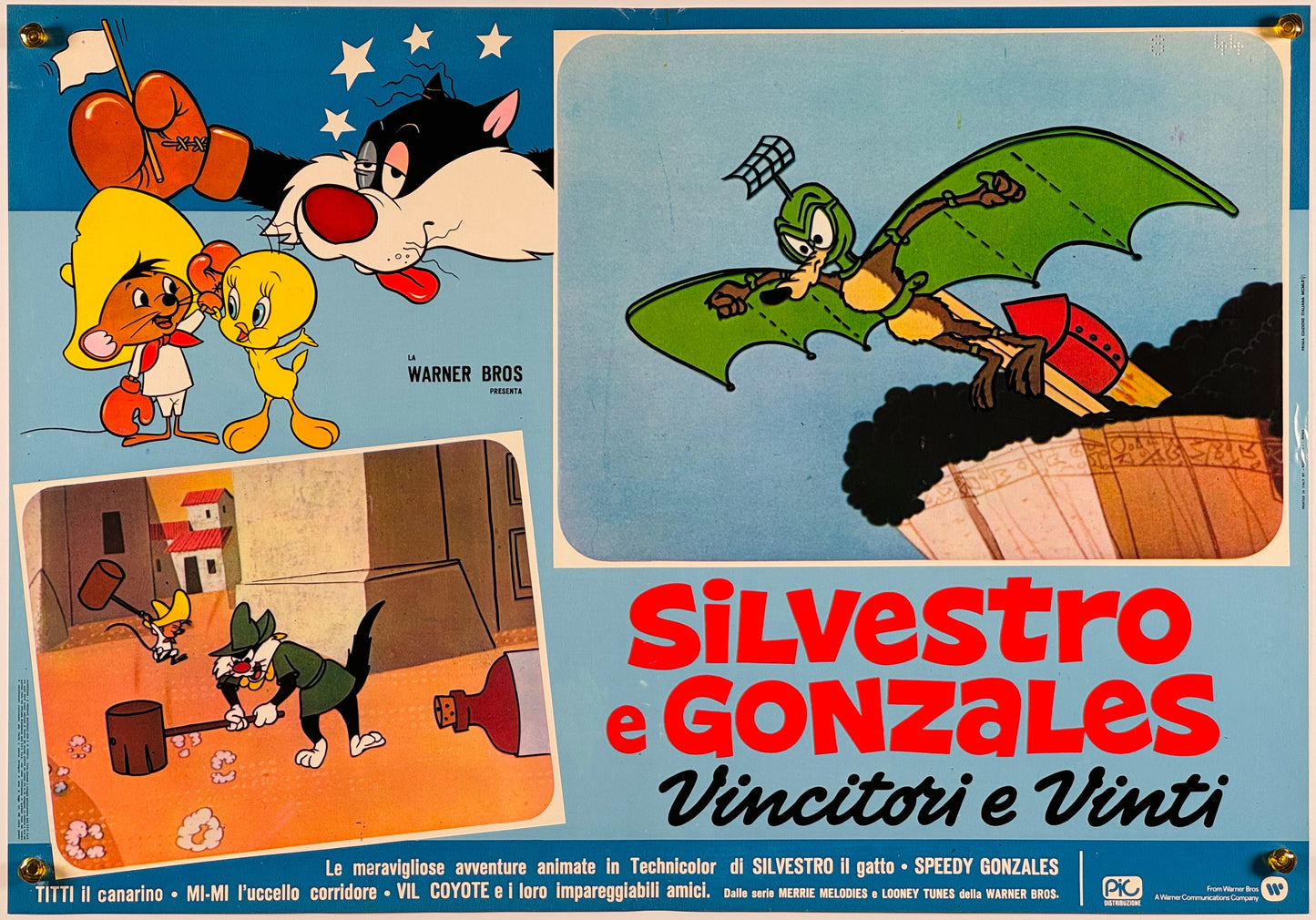 『ルーニー・テューンズ Silvestro e Gonzales vincitori e vinti』 映画 ポスター イタリア オリジナル [1275]