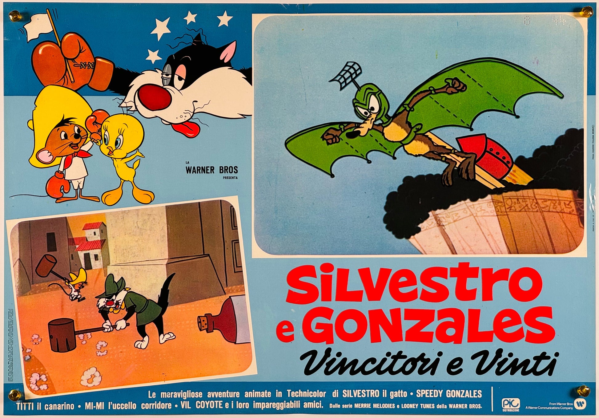 『ルーニー・テューンズ Silvestro e Gonzales vincitori e vinti』 映画 ポスター イタリア オリジナル [1275]