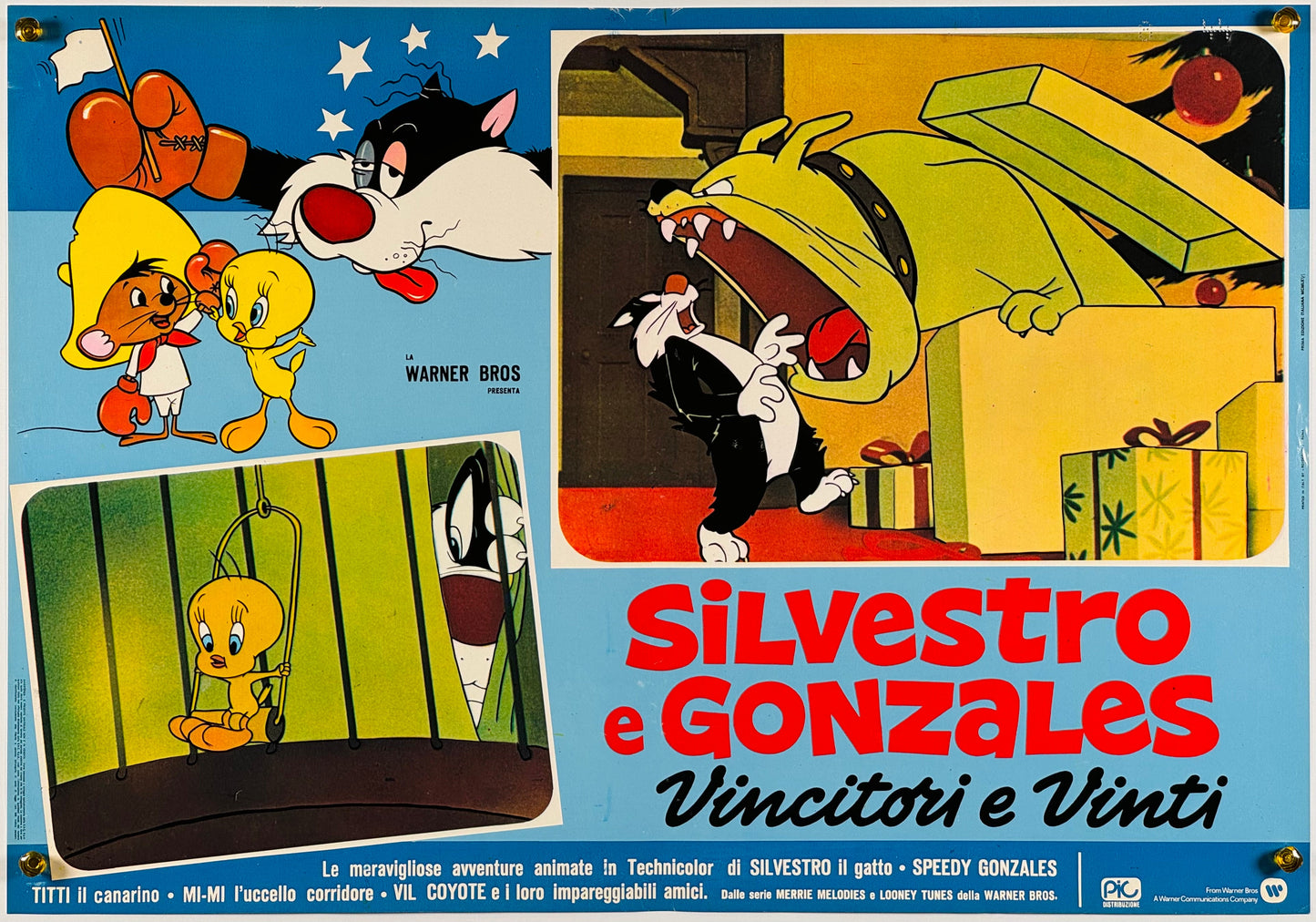 『ルーニー・テューンズ Silvestro e Gonzales vincitori e vinti』 映画 ポスター イタリア オリジナル [1276]