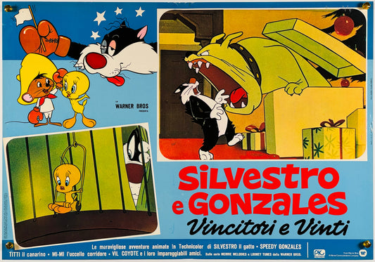 『ルーニー・テューンズ Silvestro e Gonzales vincitori e vinti』 映画 ポスター イタリア オリジナル [1276]