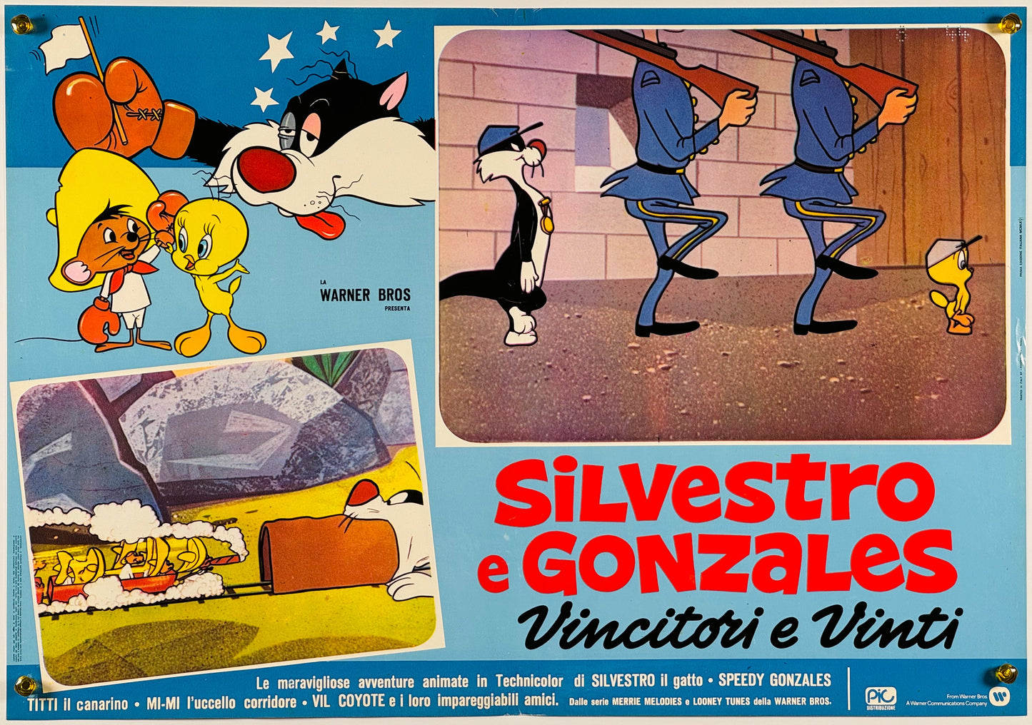 『ルーニー・テューンズ Silvestro e Gonzales vincitori e vinti』 映画 ポスター イタリア オリジナル [1277]