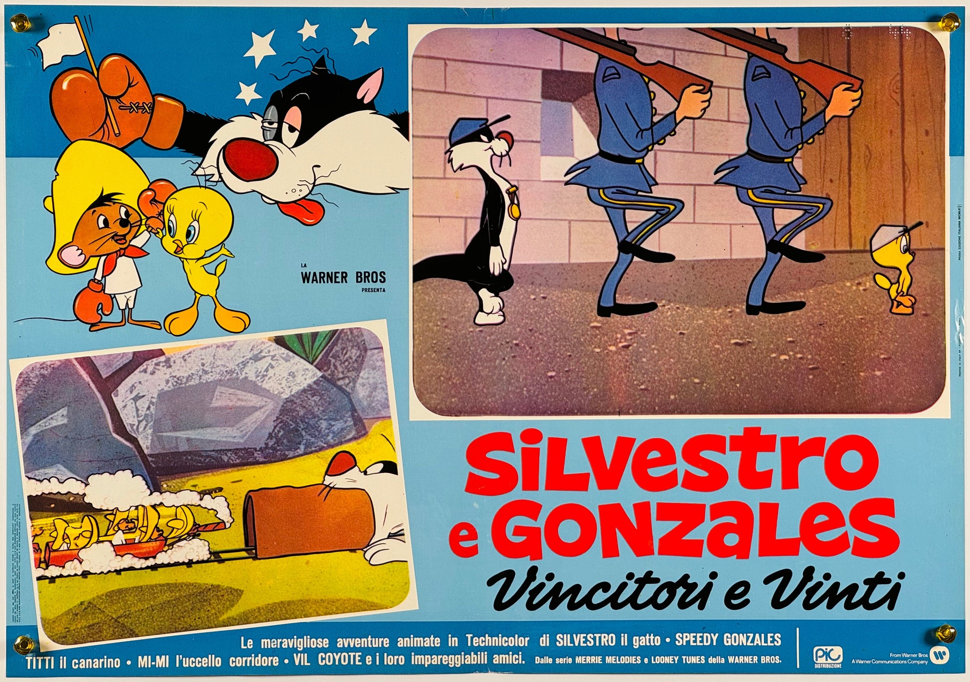 『ルーニー・テューンズ Silvestro e Gonzales vincitori e vinti』 映画 ポスター イタリア オリジナル [1277]