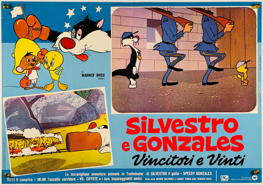 『ルーニー・テューンズ Silvestro e Gonzales vincitori e vinti』 映画 ポスター イタリア オリジナル [1277]