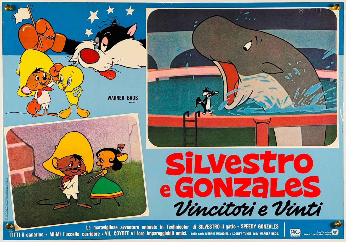 『ルーニー・テューンズ Silvestro e Gonzales vincitori e vinti』 映画 ポスター イタリア オリジナル [1278]