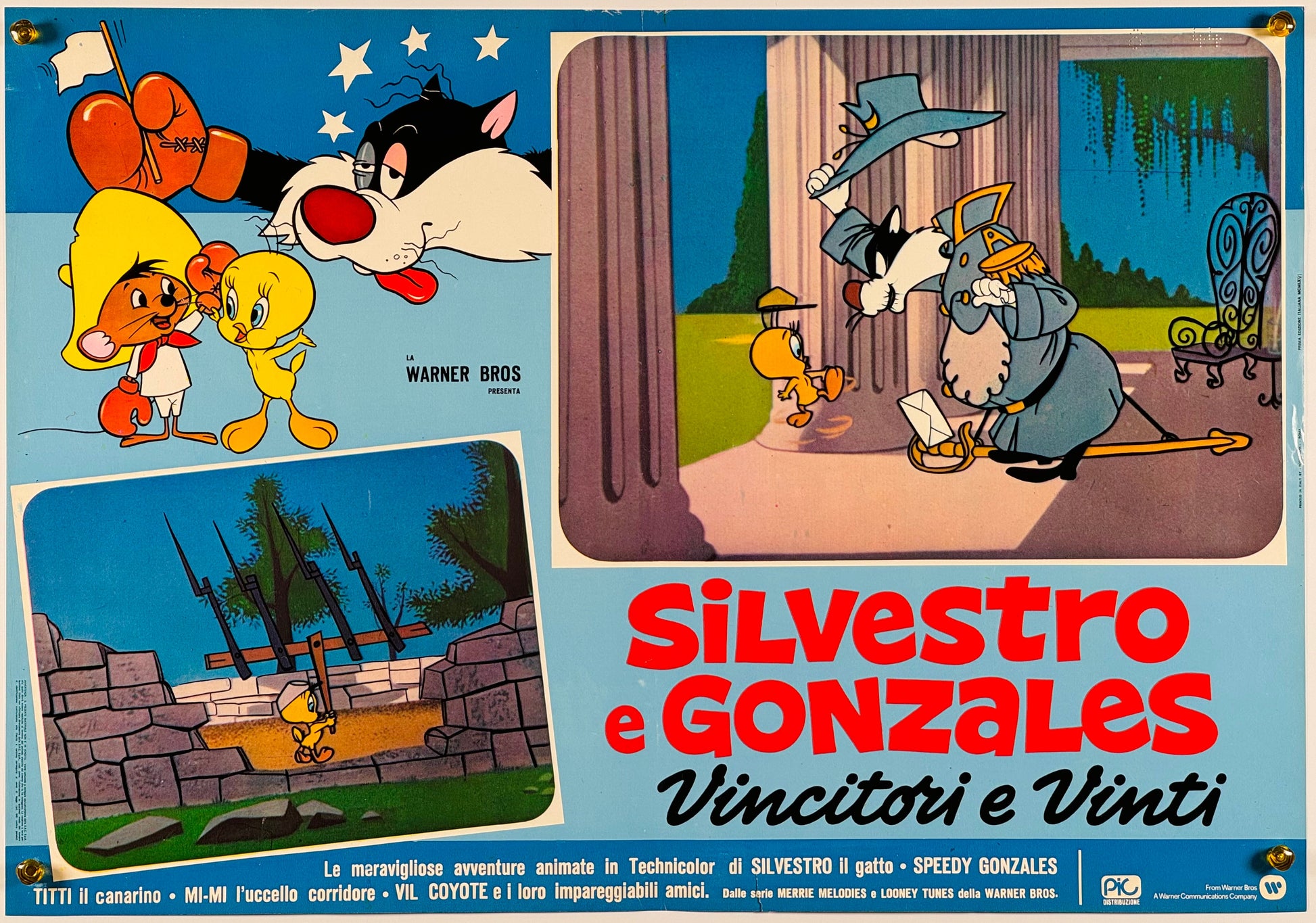 『ルーニー・テューンズ Silvestro e Gonzales vincitori e vinti』 映画 ポスター イタリア オリジナル [1280]