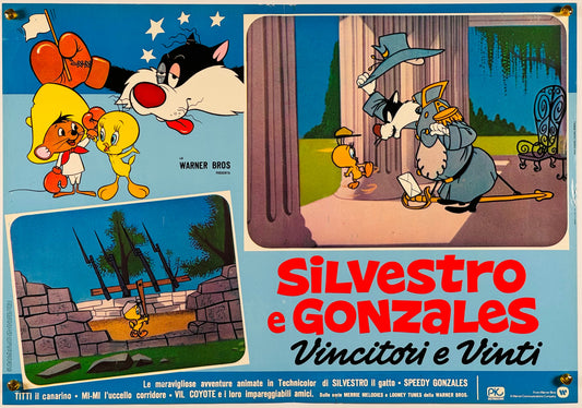 『ルーニー・テューンズ Silvestro e Gonzales vincitori e vinti』 映画 ポスター イタリア オリジナル [1280]