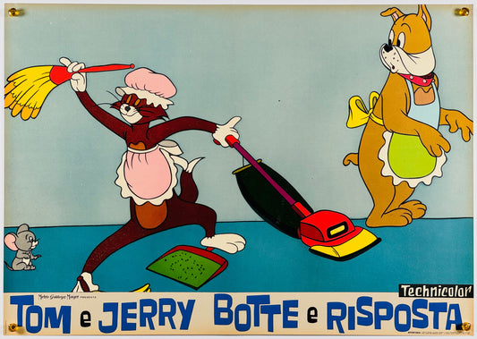 『トムとジェリー Tom e Jerry botte e risposta』 映画 ポスター イタリア オリジナル [1292]