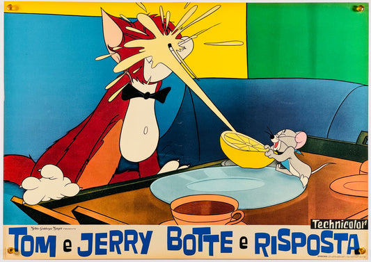 『トムとジェリー Tom e Jerry botte e risposta』 映画 ポスター イタリア オリジナル [1293]