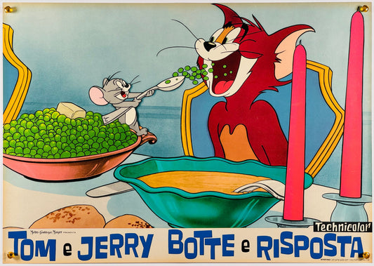 『トムとジェリー Tom e Jerry botte e risposta』 映画 ポスター イタリア オリジナル [1295]