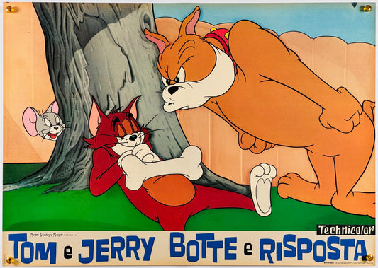 『トムとジェリー Tom e Jerry botte e risposta』 映画 ポスター イタリア オリジナル [1296]