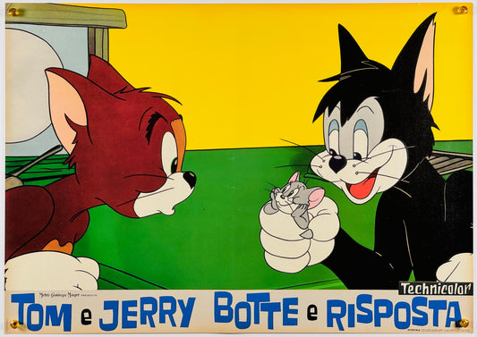 『トムとジェリー Tom e Jerry botte e risposta』 映画 ポスター イタリア オリジナル [1297]