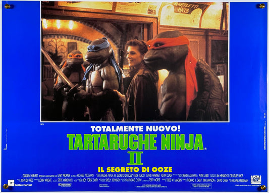 『ミュータント・ニンジャ・タートルズ2』 映画 ポスター イタリア オリジナル [1301]
