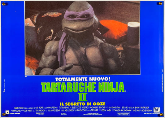 『ミュータント・ニンジャ・タートルズ2』 映画 ポスター イタリア オリジナル [1302]