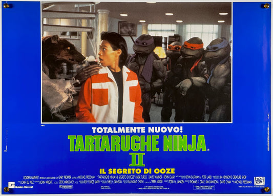 『ミュータント・ニンジャ・タートルズ2』 映画 ポスター イタリア オリジナル [1304]