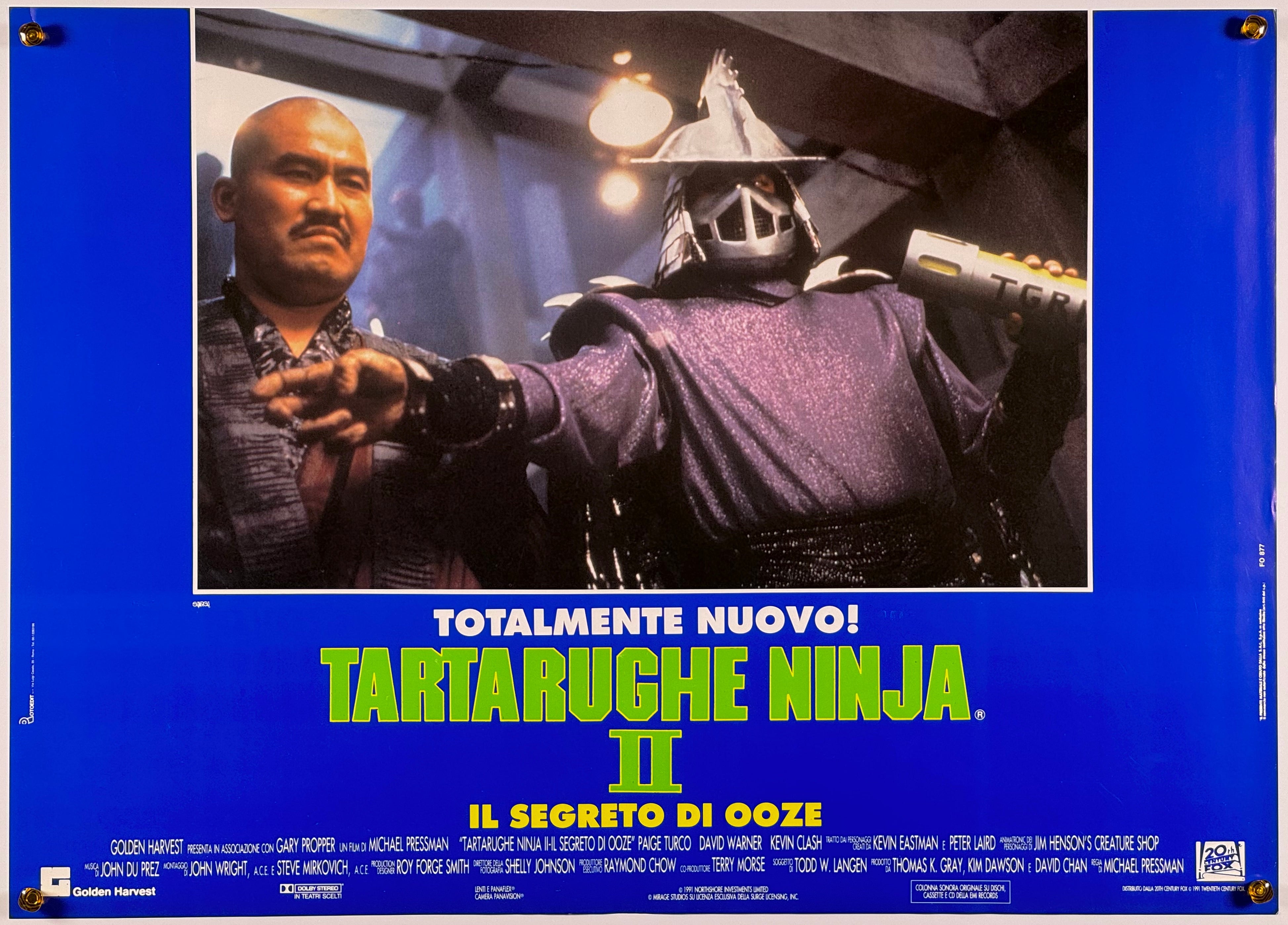 ミュータント・ニンジャ・タートルズ2』 洋画 イタリア - 海外版映画