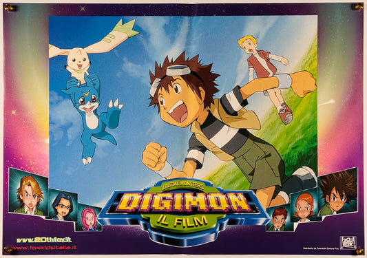 『Digimon: The Movie』 映画 ポスター イタリア オリジナル [1368]