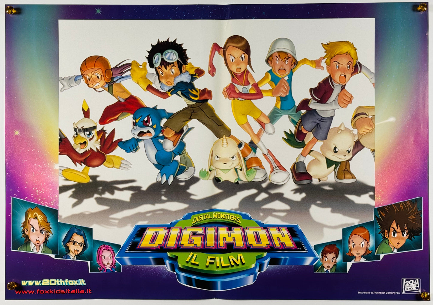 『Digimon: The Movie』 映画 ポスター イタリア オリジナル [1370]