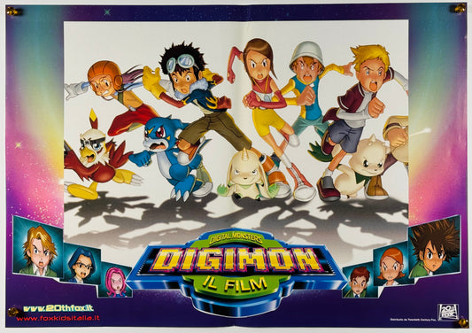 『Digimon: The Movie』 映画 ポスター イタリア オリジナル [1370]