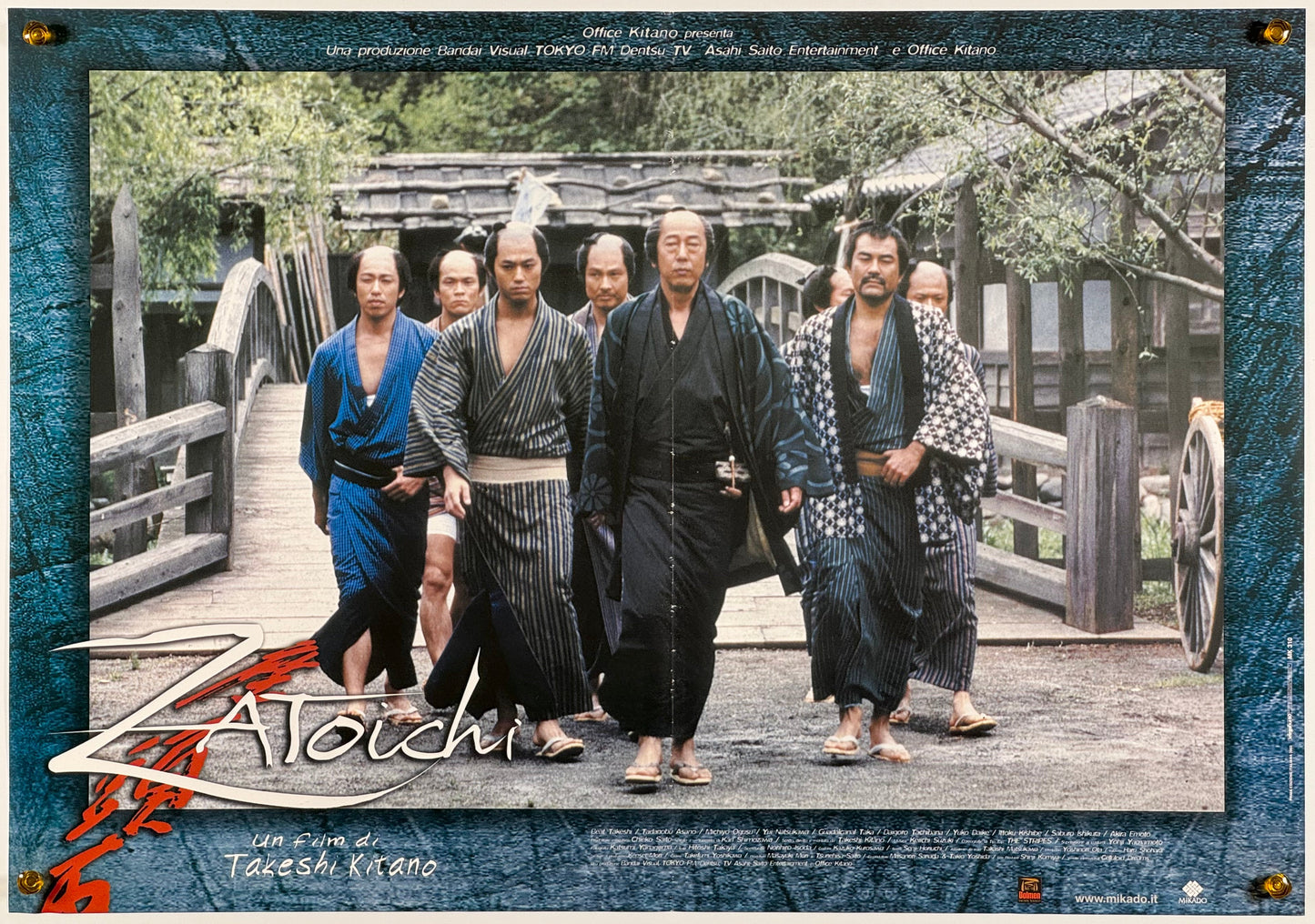 『座頭市』 映画 ポスター イタリア オリジナル [1381]