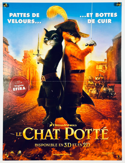 『長ぐつをはいたネコ』 映画 ポスター フランス オリジナル [139]