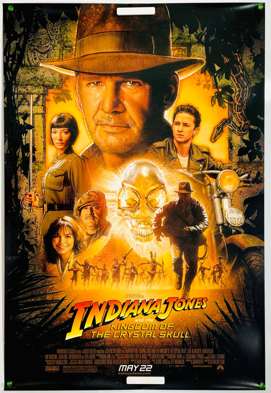 『インディ・ジョーンズ/クリスタル・スカルの王国』 映画 ポスター アメリカ オリジナル [1434]