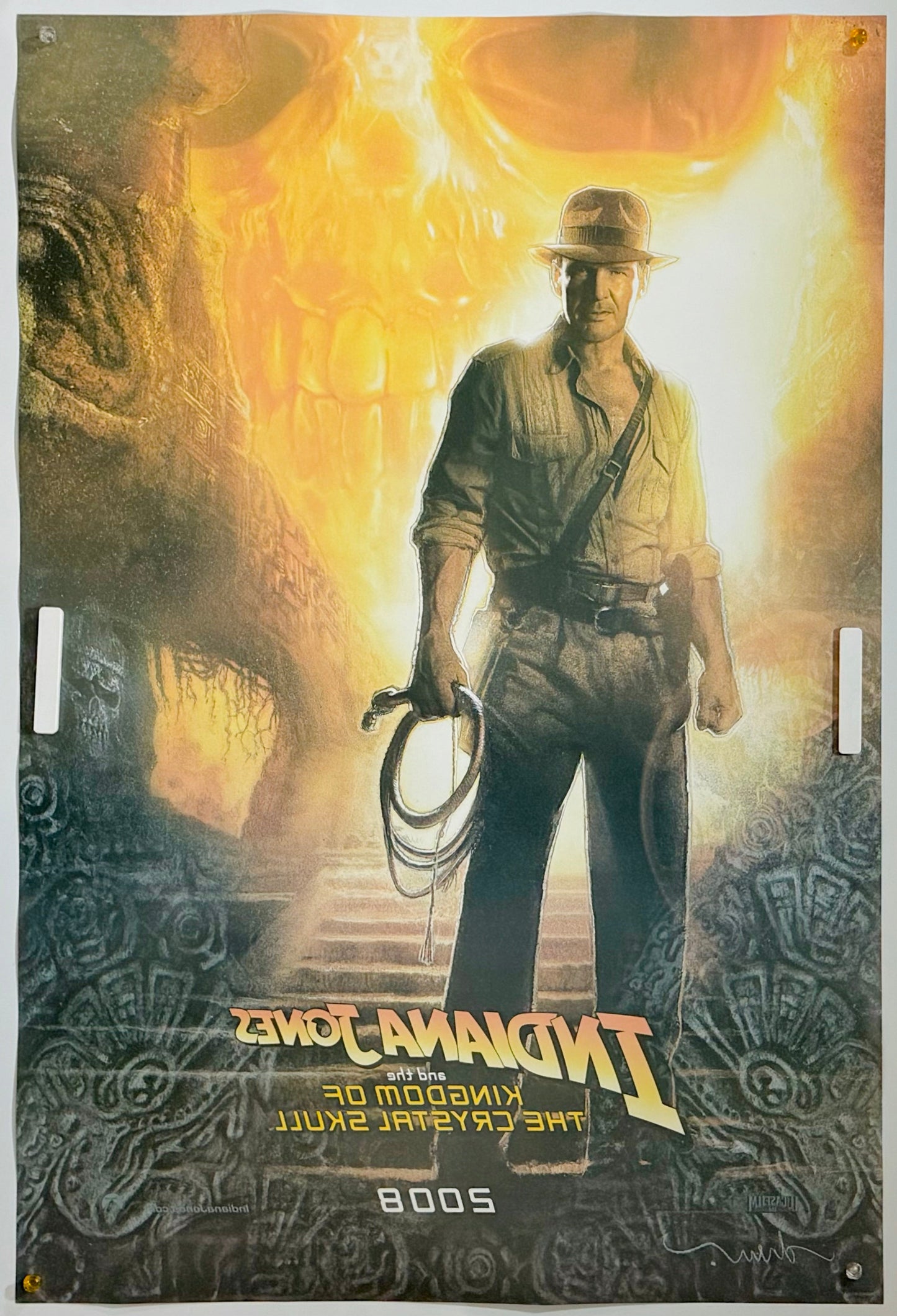 『インディ・ジョーンズ/クリスタル・スカルの王国』 映画 ポスター アメリカ オリジナル [1435]