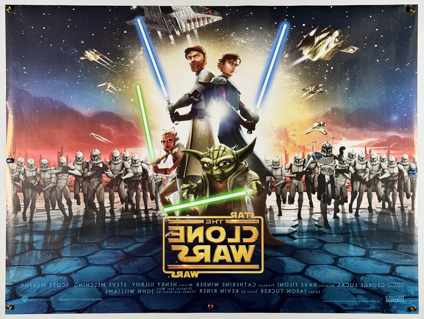 『スター・ウォーズ/クローン・ウォーズ』 映画 ポスター イギリス オリジナル [1458]_2