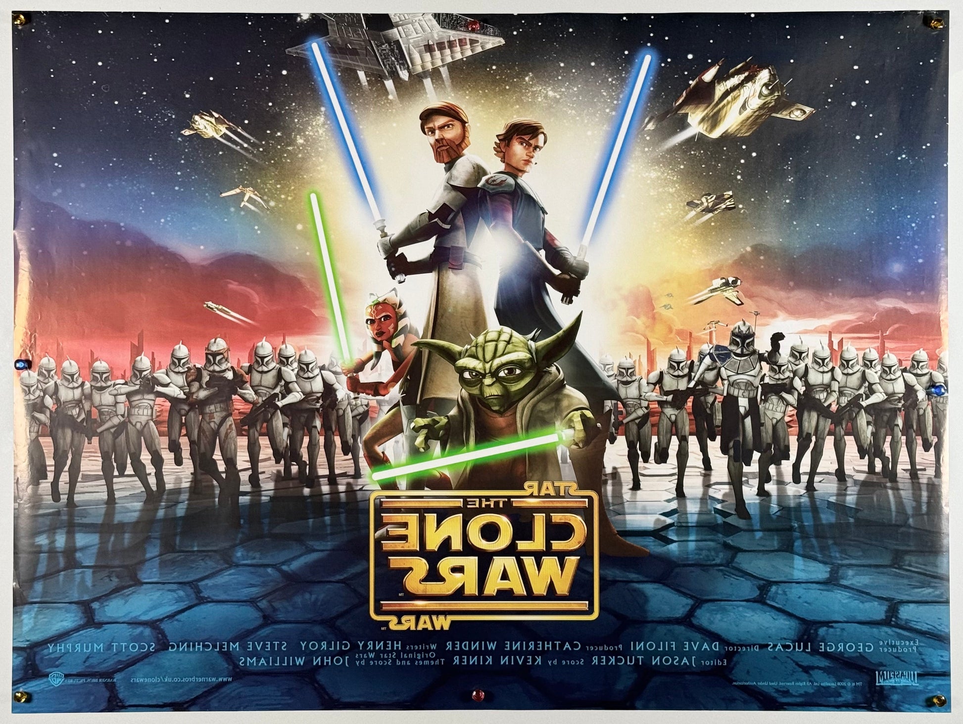 『スター・ウォーズ/クローン・ウォーズ』 映画 ポスター イギリス オリジナル [1458]_2