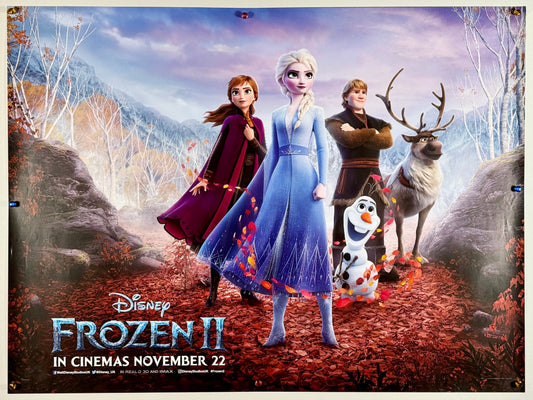 『アナと雪の女王2』 映画 ポスター イギリス オリジナル [1459]
