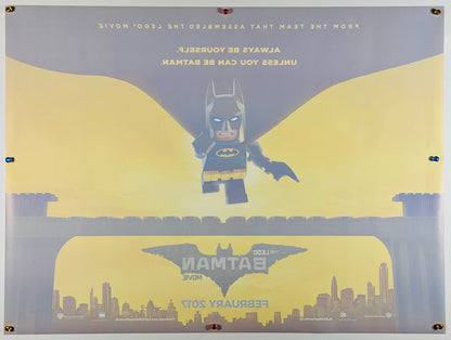 『レゴバットマン ザ・ムービー』 映画 ポスター イギリス オリジナル [1461]