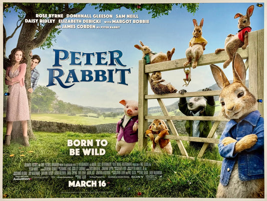 『ピーターラビット』 映画 ポスター イギリス オリジナル [1463]