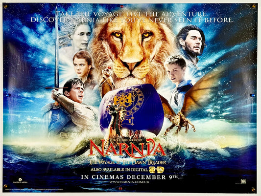 『ナルニア国物語/第3章: アスラン王と魔法の島』 映画 ポスター イギリス オリジナル [1464]