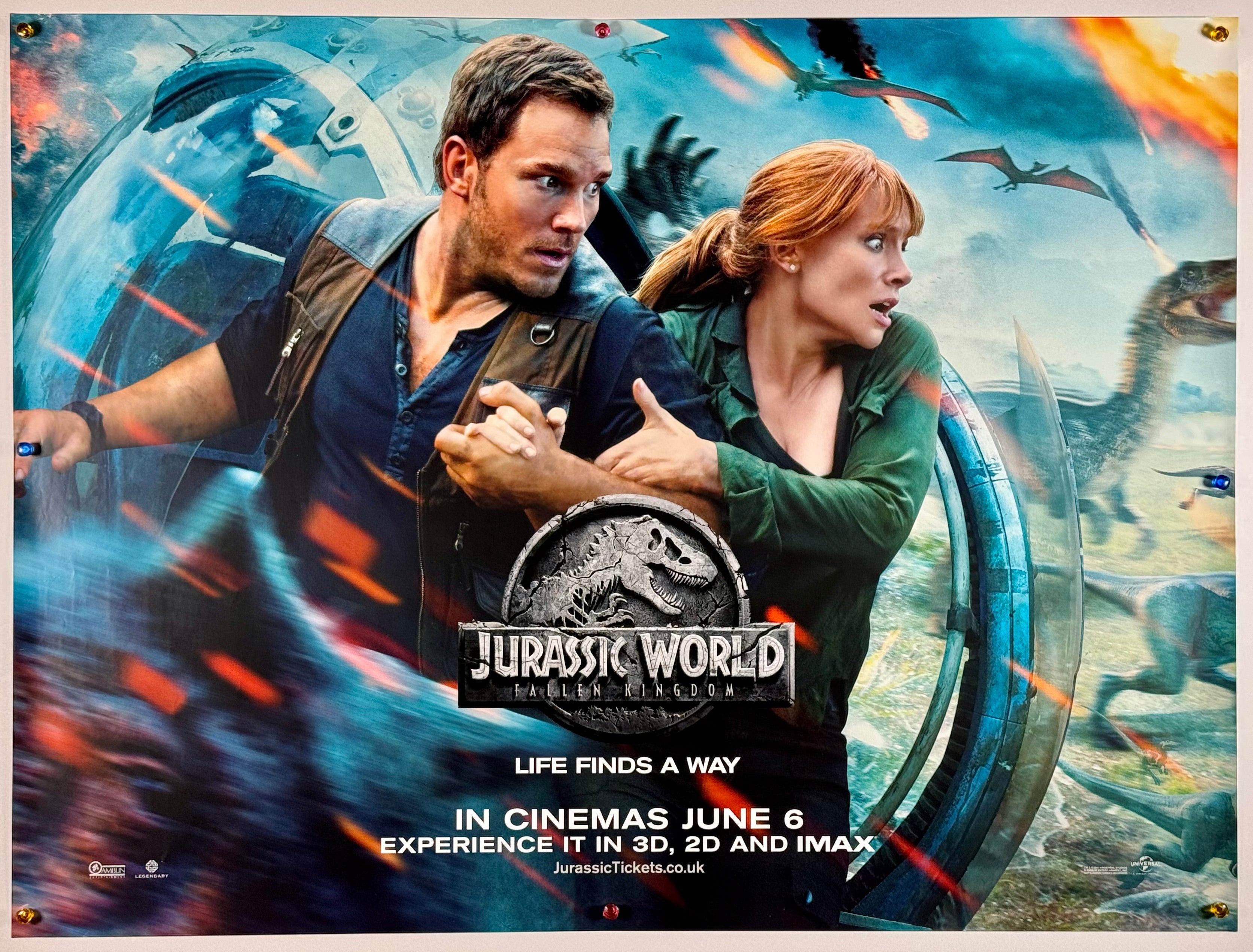 ジュラシック・ワールド　USオリジナル映画ポスター ジュラシック・ワールド/炎の王国』 洋画 イギリス - 海外版映画