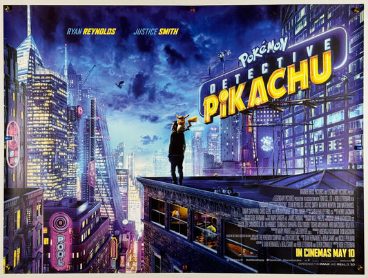 『名探偵ピカチュウ』 映画 ポスター イギリス オリジナル [1466]