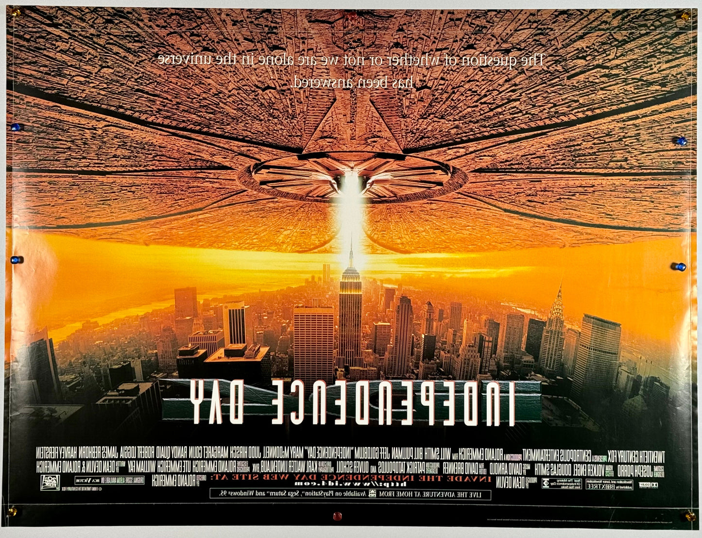 『インデペンデンス・デイ』 映画 ポスター イギリス オリジナル [1468]