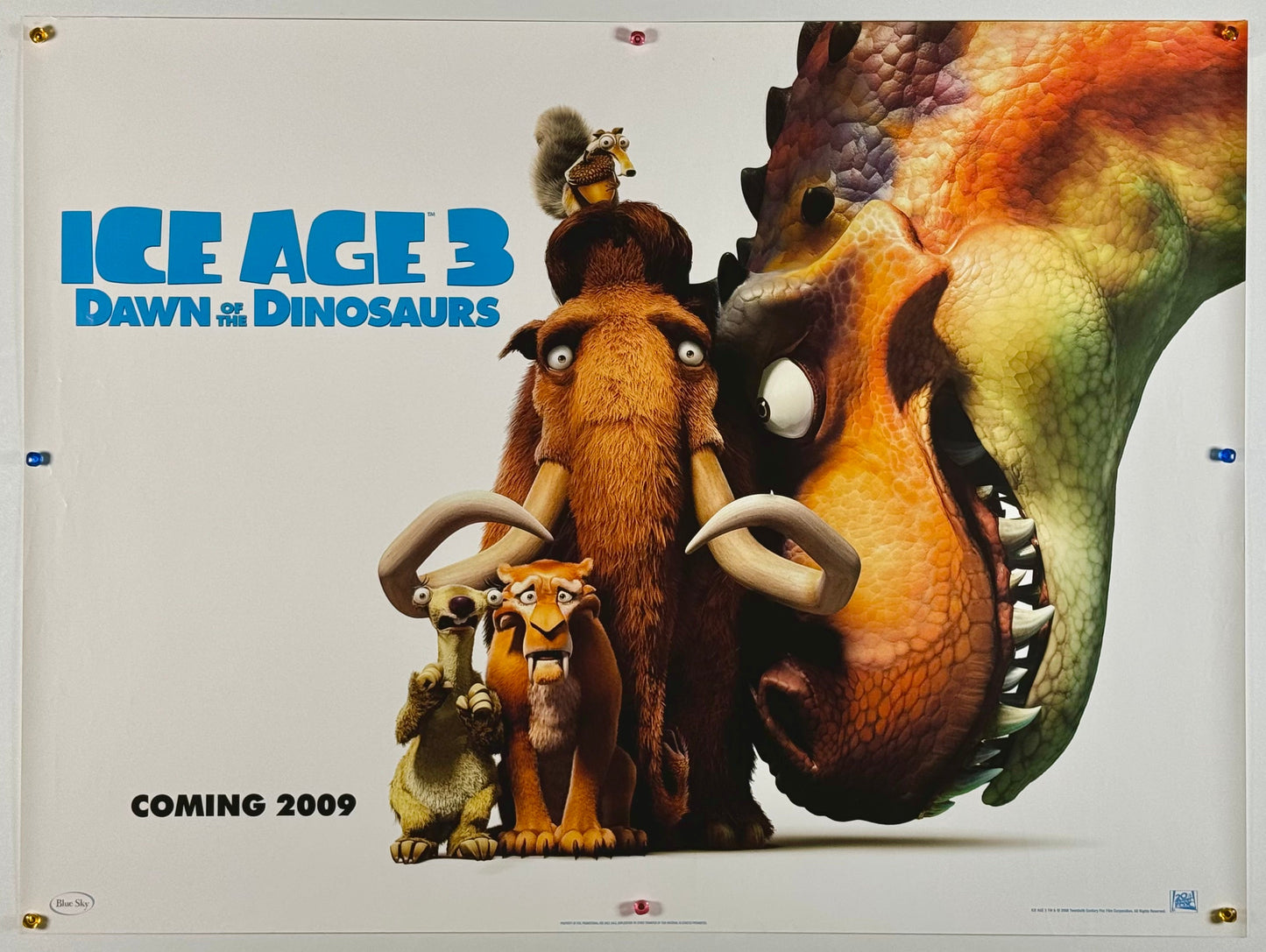 『アイス・エイジ3/ティラノのおとしもの』 映画 ポスター イギリス オリジナル [1477]_1