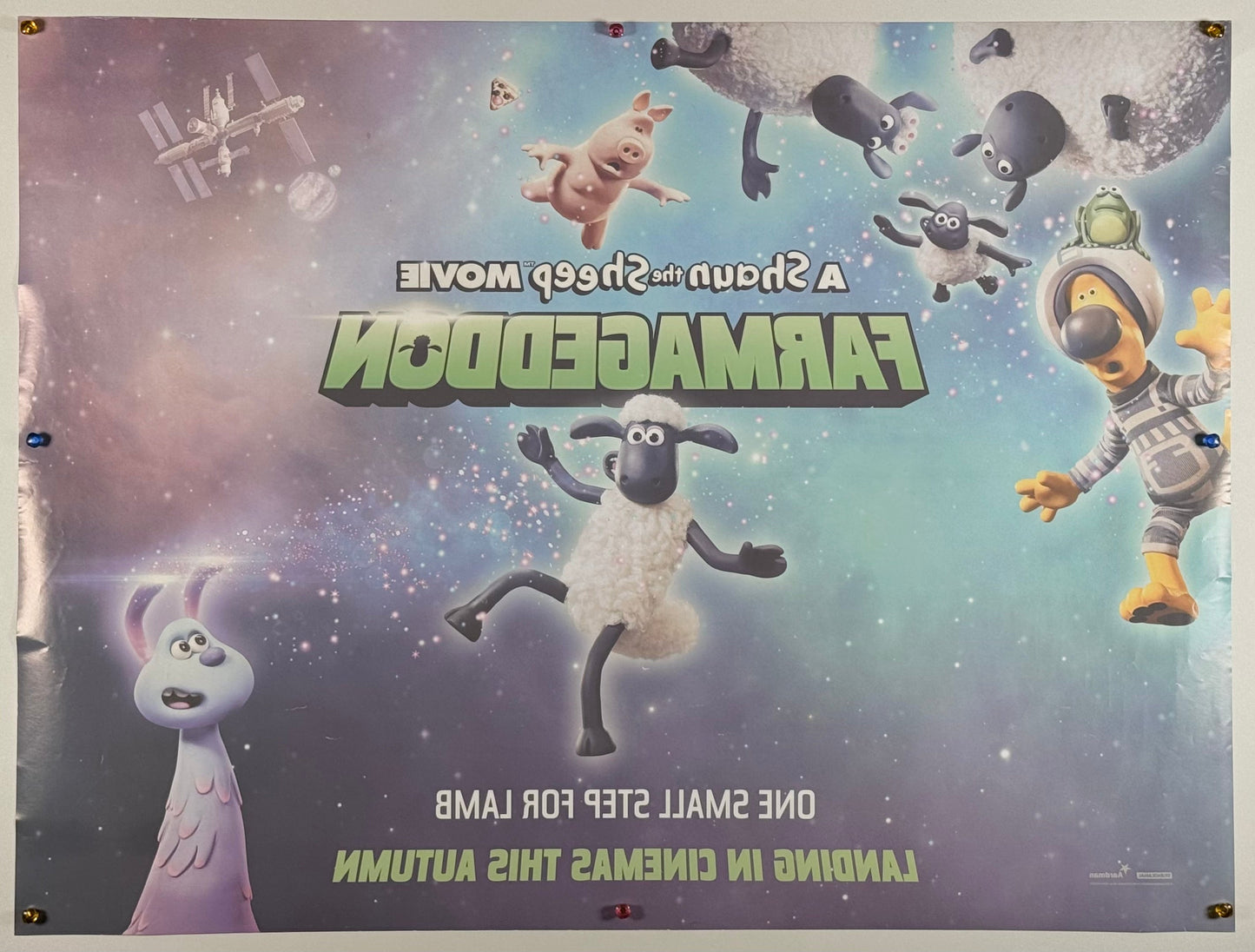 『映画 ひつじのショーン UFOフィーバー!』 映画 ポスター イギリス オリジナル [1478]