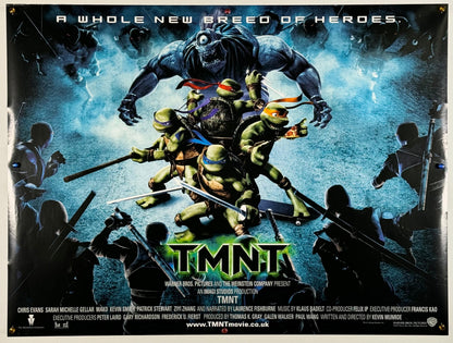 『ミュータント・タートルズ -TMNT-』 映画 ポスター イギリス オリジナル [1480]_1