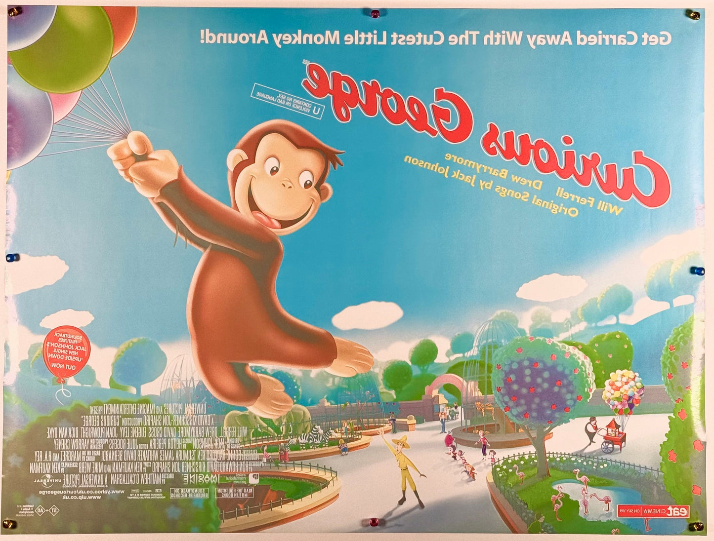 『おさるのジョージ』 映画 ポスター イギリス オリジナル [1482]_2