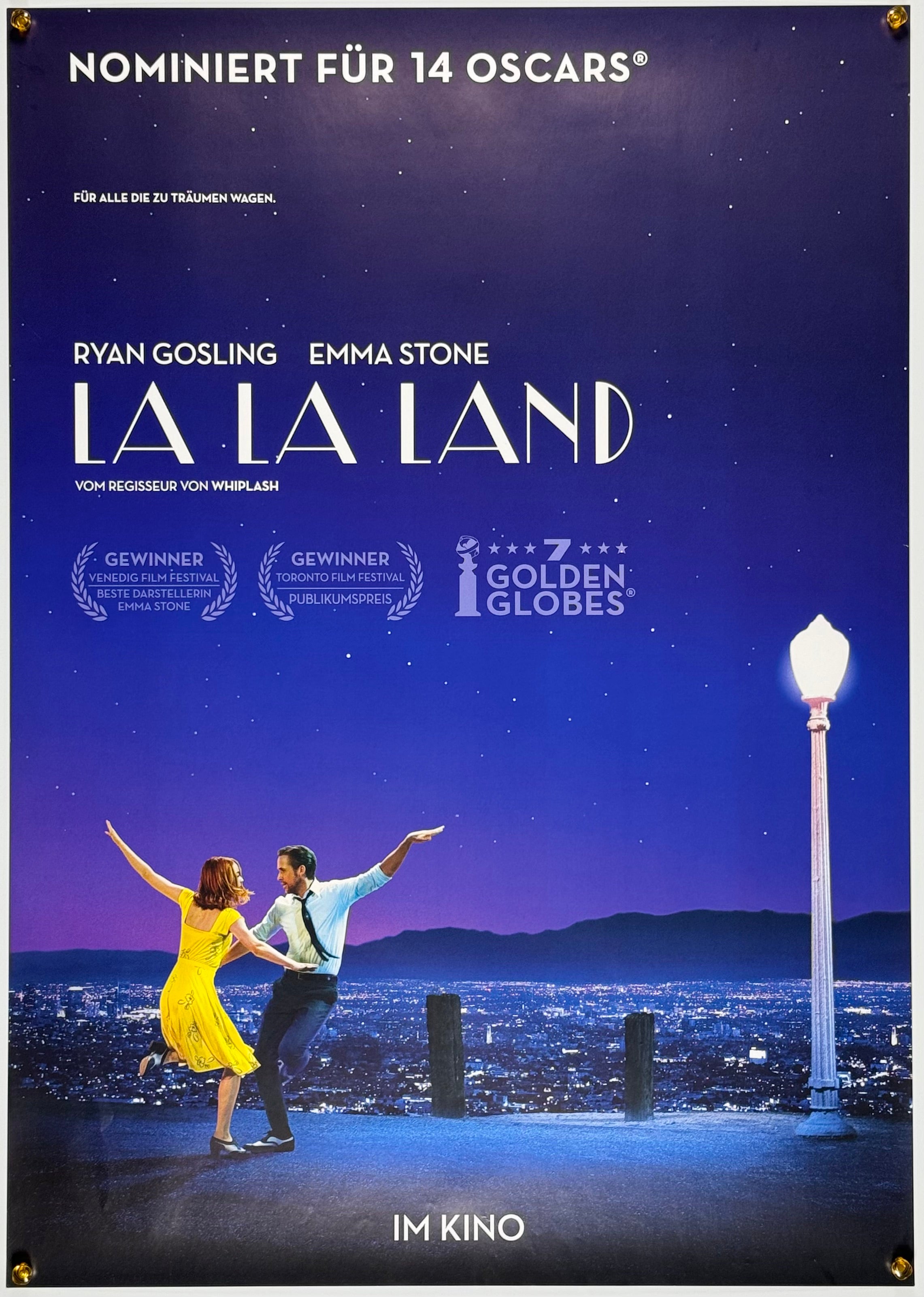ラ・ラ・ランド 劇場用 オリジナル ポスター A1 ドイツ版 映画 ラ・ラ・ランド』 洋画 ドイツ - 海外版映画ポスター専門店 - – Fine