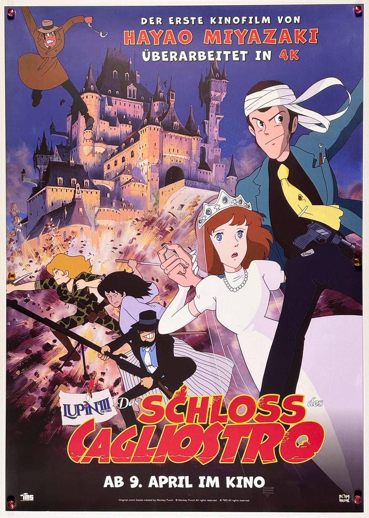 『ルパン三世 カリオストロの城』 映画 ポスター ドイツ オリジナル [1499]